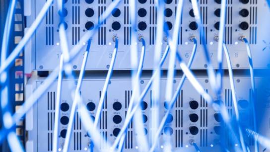 Close-up of quantum computer hardware, ©Forschungszentrum Jülich/Sascha Kreklau
