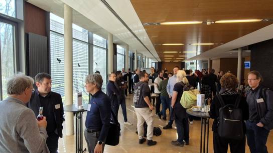 Networking during a break